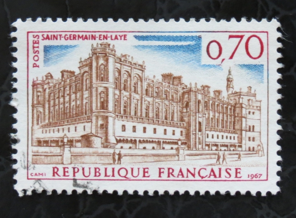 Timbre représentant le Château de Saint-Germain-en-Laye