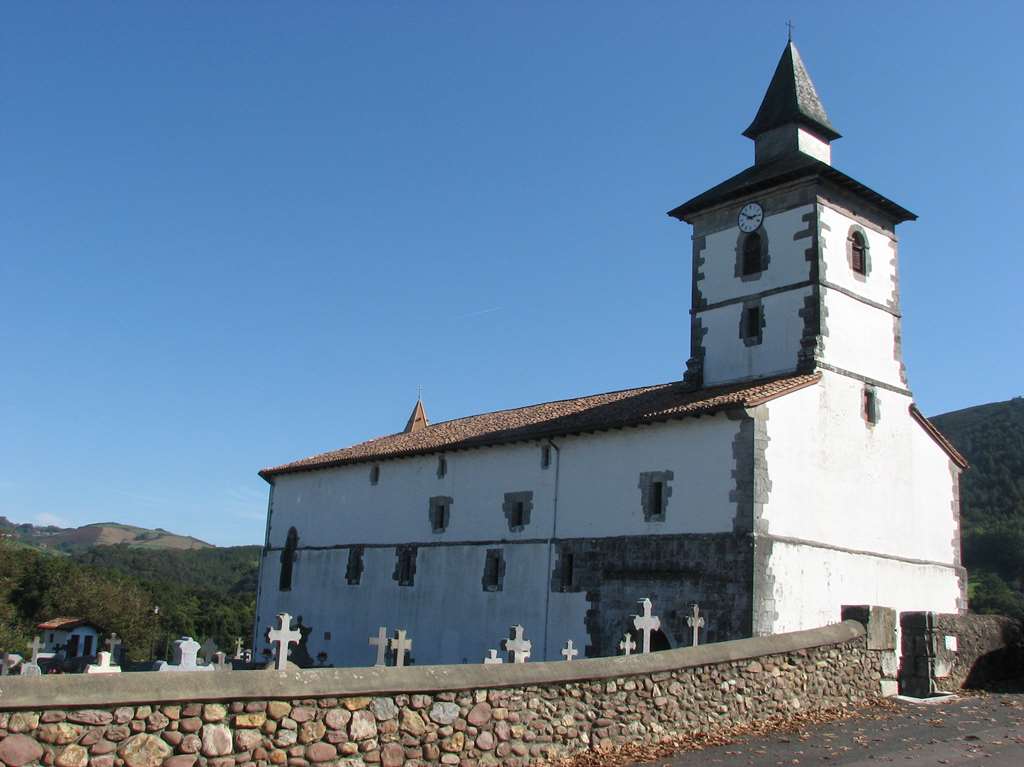 L'église d'Itxassou
